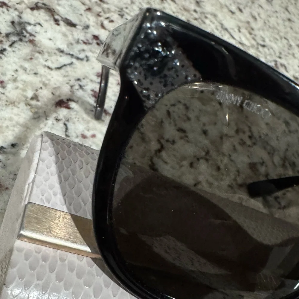 Jimmy Choo Elegant Black sparkle ✨ Sunglasses